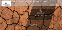 Tablet Screenshot of coreclay.in
